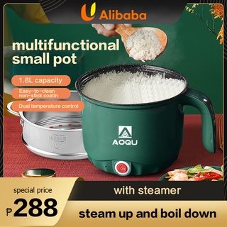 Mini rice cooker, multi-function cooker, 1.8L non-stick inner pot, electric heating pot