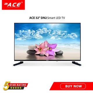 Ace 32 Glass Slim HD Smart LED TV Black LED-808 DN2 Android 9.0