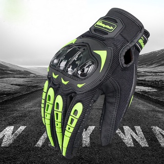 Motorcycle Full Finger Touch Screen Gloves Racing Motorbike Breathable Mesh Fabric Cycling Moto Luva