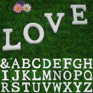 26 Wooden Wood Letter Alphabet Word Free Standing Wedding Party Home Decor O-Z