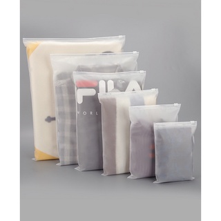 J017 Transparent storage bag for clothes and underwear, waterproof travel packaging, self-sealing