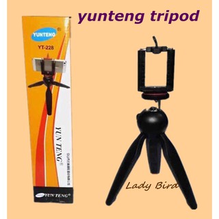 Yunteng Yt-228 Mini Tripod For Cellphone & GoPro Holder