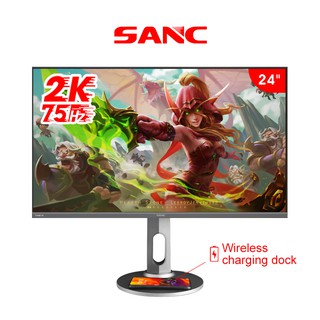 SANC 24 inch 2K Gaming Monitor IPS panel Type-C interface 65W notebook power supply Built-in speaker