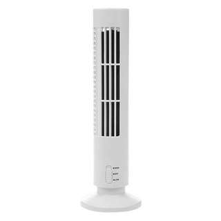 Portable Air Cooler Vertical Bladeless Fan USB Desktop Air Conditioner Fan Mini Cooling Tower Fan for Home Office