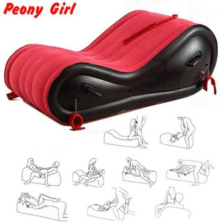 Multifunctional Inflatable Air Sofa For Adult Couple Love Game Chair With 4 Handcuffs Beach Garden