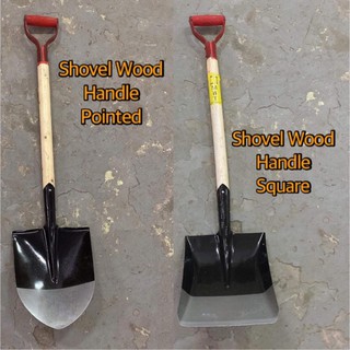 COD (Pala)Shovel/ POINTED and SQUARE TYPE All Wood Handle