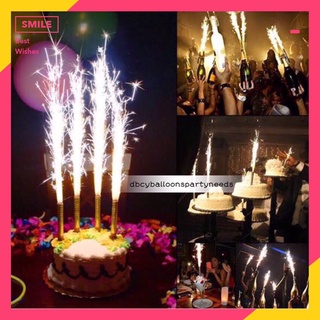 6pcs sparkling candle fountain cake candle birthday wedding partyneeds party supply
