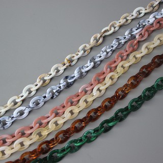 DDCCGGFASHION Colorful Chain Vintage Chain Detachable Thick Chain Acrylic Chain Bag Decoration Chain (6)