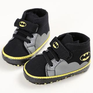 【dudubaba】Baby Shoe,Newborn Boy Batman Canvas Anti-Slip Soft Sole Casual Sneaker, Prewalker Shoe Fit