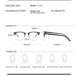 Unisex Vintage Anti Radiation Eyeglass Anti-blue and Anti-fatigue Glasses Replaceable Lens (5)