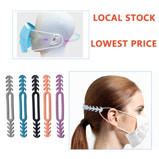 Ready Stock Face Mask Extender Extension Strap Mask Buckle Ear Hook Mask Clip Painless Face Mask Extender Adjustable