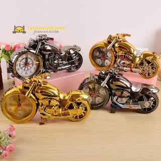 Motorcycle Alarm Traditional Wind-Up Bell Alarm Clock Brass Gifts Home Classic