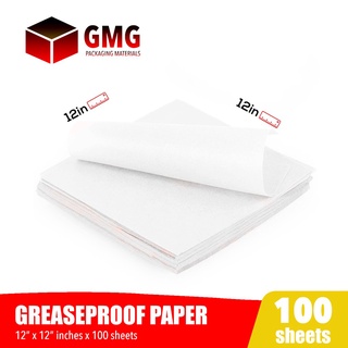 GMG Grease Proof Paper 12 x 12 inches (100sheets)