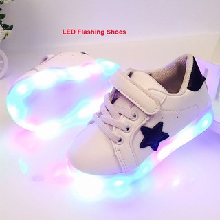 LED Light Flashing Shoes For 1-6 yrs Boys Girls Cool Shoes