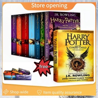 【Available】【8 Books Set】Harry Potter English Novel Read Story Book Fiction Kids Adult Books