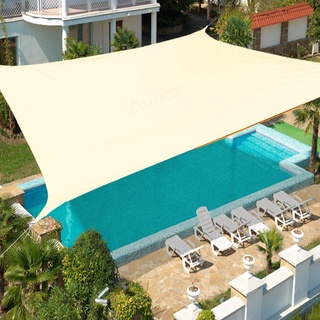 Outdoor Shade Sail awnings Waterproof Sun Shelter Square Rectangle Sun Shade Protection Canopy
