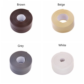 PEONY 3.2m PVC Sealing Strip Bathroom Wall Corner Seal Tape Waterproof Kitchen Toilet Self Adhesive Sink Edge/Multicolor (5)