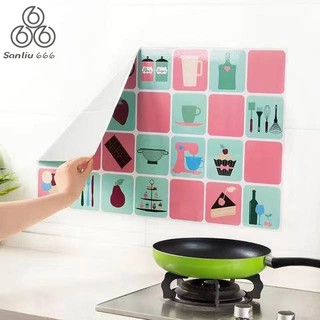 ⭐SanLiu⭐1 PCS Waterproof Kitchen Anti-oil Wall Stickers Paper-Z366