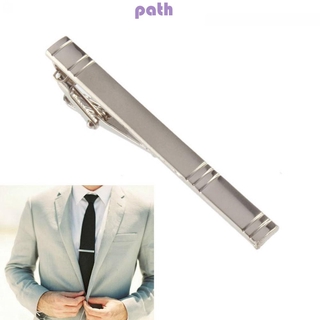 Men's Fashion Silver Simple Bar Clasp Clip，Necktie Tie Pin ，Alloy Metal，1pc