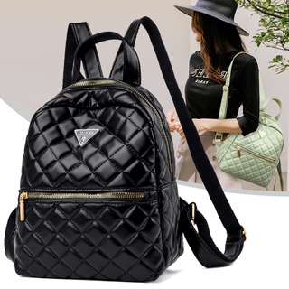 Ladies Rhombus Fashion Backpack for women Casual Multi-Layered