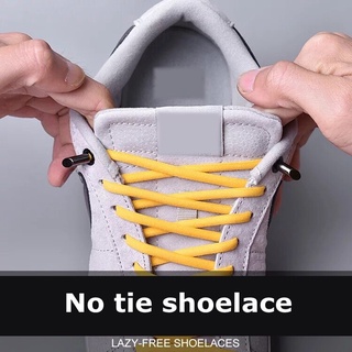 AL 1Pair Solid Color Semicircle Shoelaces Elastic Lace No Tie Shoe Laces Kids Adult Quick Lazy Sneakers Shoelace Shoe Laces Strings