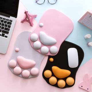 QUU ★ Cute cat claw wrist mice pad cat paw non-slip silicone mouse pads