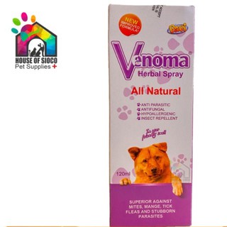 Venoma Anti-Parasitic Herbal Spray for Pets 120ml (2)