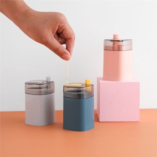 Automatic toothpick container Press Type Toothpick Box plastic Toothpick Storage Box