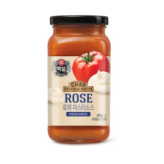 Cj Beksul Korea Chef Rose Cream Spaghetti Pasta Sauce 455g (1)