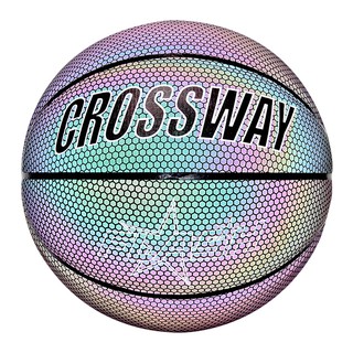 Holographic Reflective Basketball Ball durable Luminous Night Light Ball Basketball Glowing Basketba