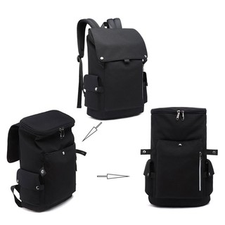 ﹍►✚Korean Men's Shoulder Bag Large Capacity Laptop Backpack Travel Student Bag