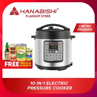 Hanabishi Electric Pressure Cooker HDIGPC10in1 w/ FREE Mega Bundles (Limited stocks only) 10in 1 M