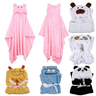 Baby Bathrobe Towels Animal Hooded Towel Hooded