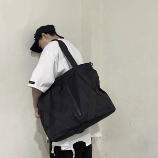 【Ready Stock】On Sale Nylon Waterproof Big Capacity Ulzzang Korean Fashion Men Tote Bag Shoulder Bag