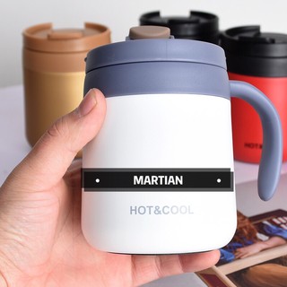 500ML artifact iced coffee cold drink vacuum stainless steel insulation cold insulation mug 24H