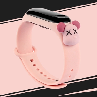 Xiaomi Mi Band 5 Strap 3D Cartoon Soft Ilicone Wrist Strap for Mi Band 4 Accessories Miband 3 Replacement Strap YUE (4)