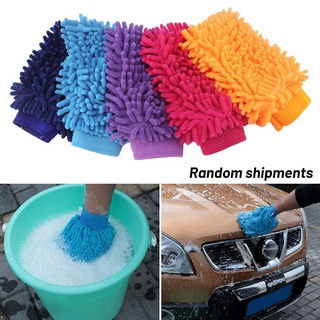 Cleaning Glove Super Mitt Microfiber Household Car and motorcycle Wash Washing Microfiber towel Cleaning Anti Scratch Glove Dropshipping 2 in 1 car wash gloves (3)