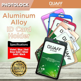 (5pcs) Aluminum ID Holder Vertical Aluminum Alloy ID Card Case || Id Protector || Id Jacket