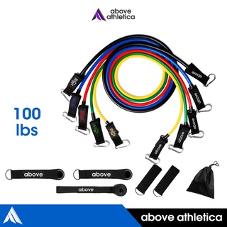 Above Athletica 11piece Resistance Bands Set New and Improved Latex (2)