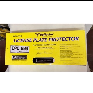 Deflector License Plate Cover
