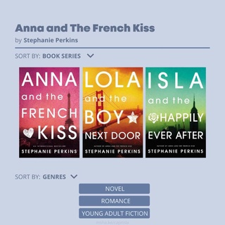 Stephanie Perkins - Anna and the French Kiss, Lola and the Boy Next Door
