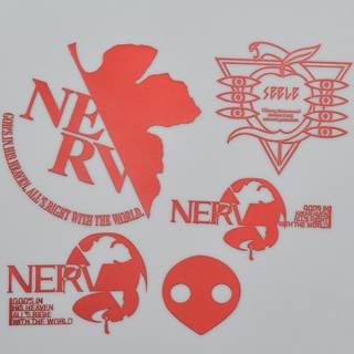 New Metal Stickers-NERV Headquarters Metal Stickers EVA Neon Genesis Evangelion Stickers Mobile Phone Notebook Metal Stickers