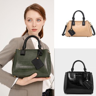 CNK 2021 New CK2-30270393-1 Simple Tag Handbag Women’s Shoulder Bag Boston Bag