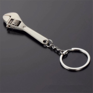 JENNIFERDZ High Quality Simulation Spanner For Men Car Key Ring Wrench Keychain Bag KeyRing Mini Tools Key Holder Jewelry Gift Metal Novelty Spanner Key Chain/Multicolor (3)