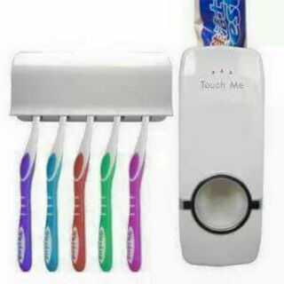 Touch Me Toothpaste and Toothbrush Organizer