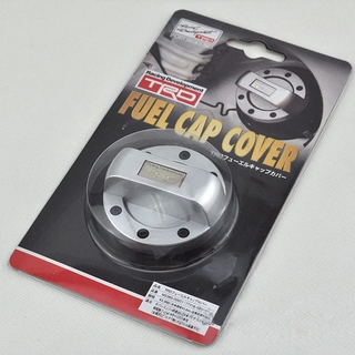 TRD Silver/Black Decorate Car Fuel Tank Cap Gas Oil Cap Cover Fit for Toyota