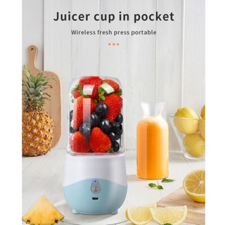 Portable juicer✙▲Cod Portable Juicer Fruit Extractors Rechargeable Wireless Automatic Mini USB Juice