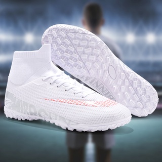 Newest UEFA Champions Soccer Shoes 35-45 FG/TF Outdoor/indoor Football Boots Futsal shoes Mercurial Superfly Sneakers