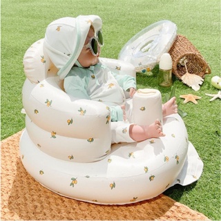 [Fast delivery] Multifunctional Cute Baby Inflatable Seat Inflatable Bathroom Sofa Learning Eating Dinner Chair Bathing Stool Baby Learning Sit Chair (5)