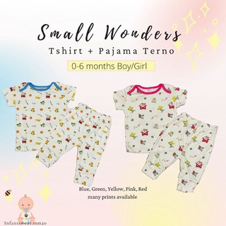 Small wonders cotton terno pajama 0-6 months (BOY/GIRL)